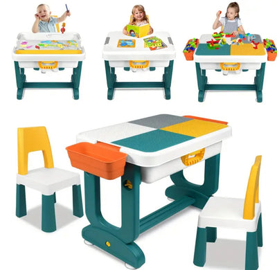 Table de jeu pour enfants avec 2 chaises