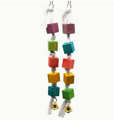 Multipack 2x jouet à mâcher perroquet