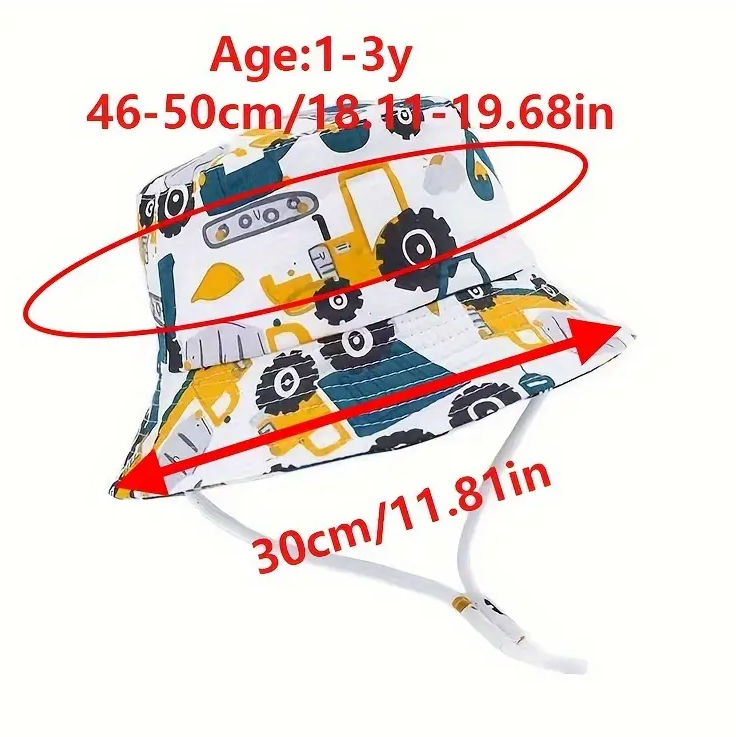 Bonnet enfant motif tracteur