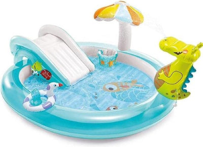 Piscine pour enfants avec toboggan