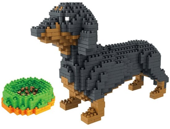 Dachshund building set 900 pieces