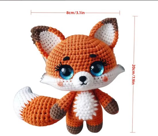 Kit de crochet DIY Renard