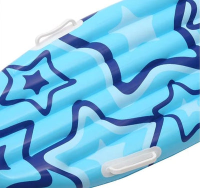 Planche de surf gonflable bleue