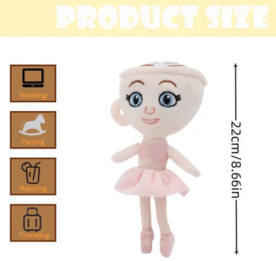 Peluche ballerine italienne Brainrot cappuccino