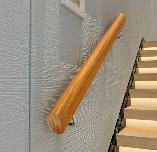 Rampe d'escalier en bois 50 cm