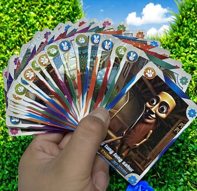 Jeu de cartes à collectionner Brainrot italien, 1 paquet de 8 cartes