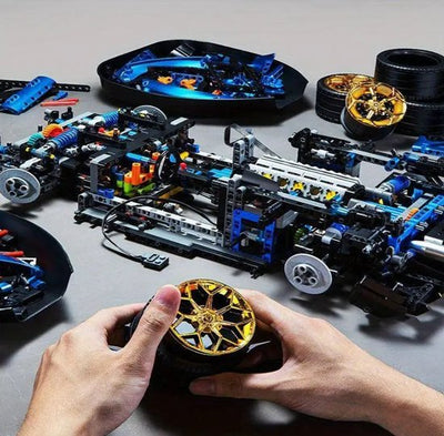 Kit de construction de voiture de sport – Modèle électrolytique de luxe