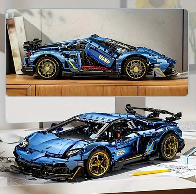 Kit de construction de voiture de sport – Modèle électrolytique de luxe