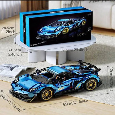 Kit de construction de voiture de sport – Modèle électrolytique de luxe