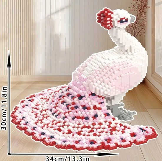 Peacock Building Block Set