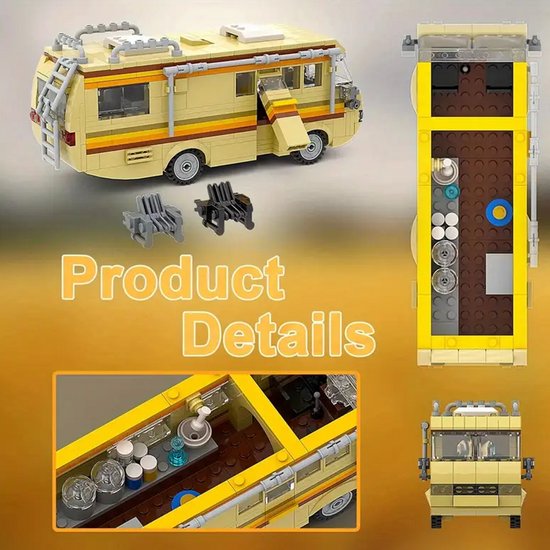 Ensemble de blocs de construction pour camping-car