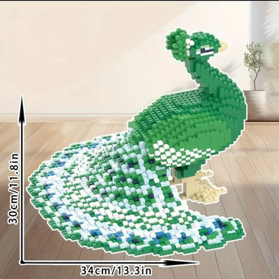 Peacock Building Block Set