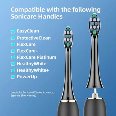 12 pièces - Têtes de brosse universelles compatibles avec Philips
