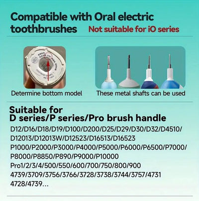 24 pièces - Têtes de brosse/accessoires universels adaptés à Oral-B / Braun