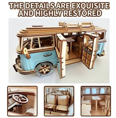 Wooden Retro Camper