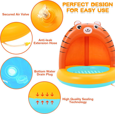 Piscine gonflable pour enfants Tigre