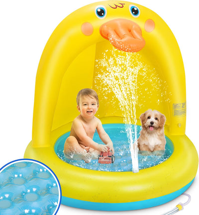 Piscine gonflable pour enfants Motif canard en caoutchouc