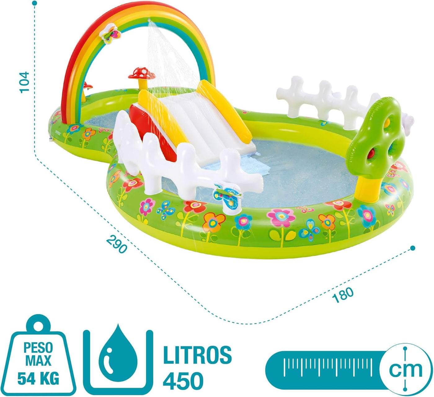 Piscine de jeux de jardin