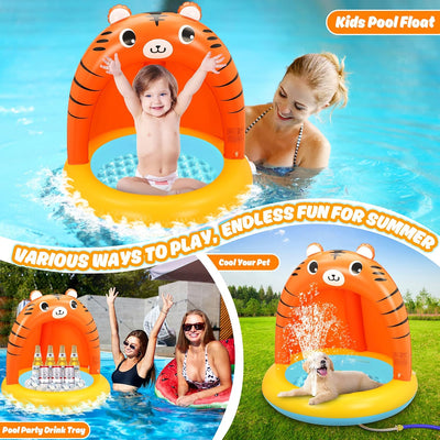 Piscine gonflable pour enfants Tigre