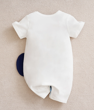 Barboteuse bébé avec imprimé éléphant