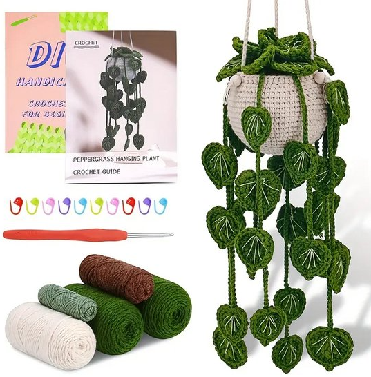 Kit de crochet pour plantes suspendues