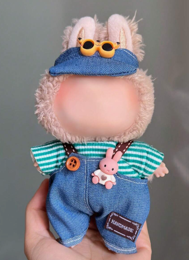 Tenue d'aventure mignonne adaptée à Labubus