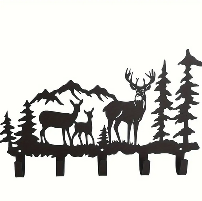 Porte-manteau mural Cerf