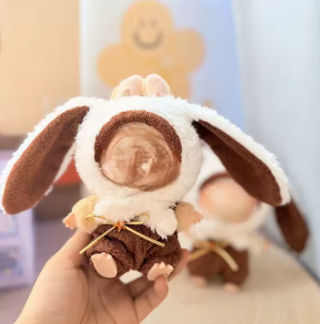 Tenue de lapin des bois adaptée à Labubu