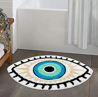 Tapis de bain en forme d'œil