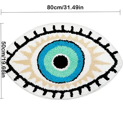 Tapis de bain en forme d'œil