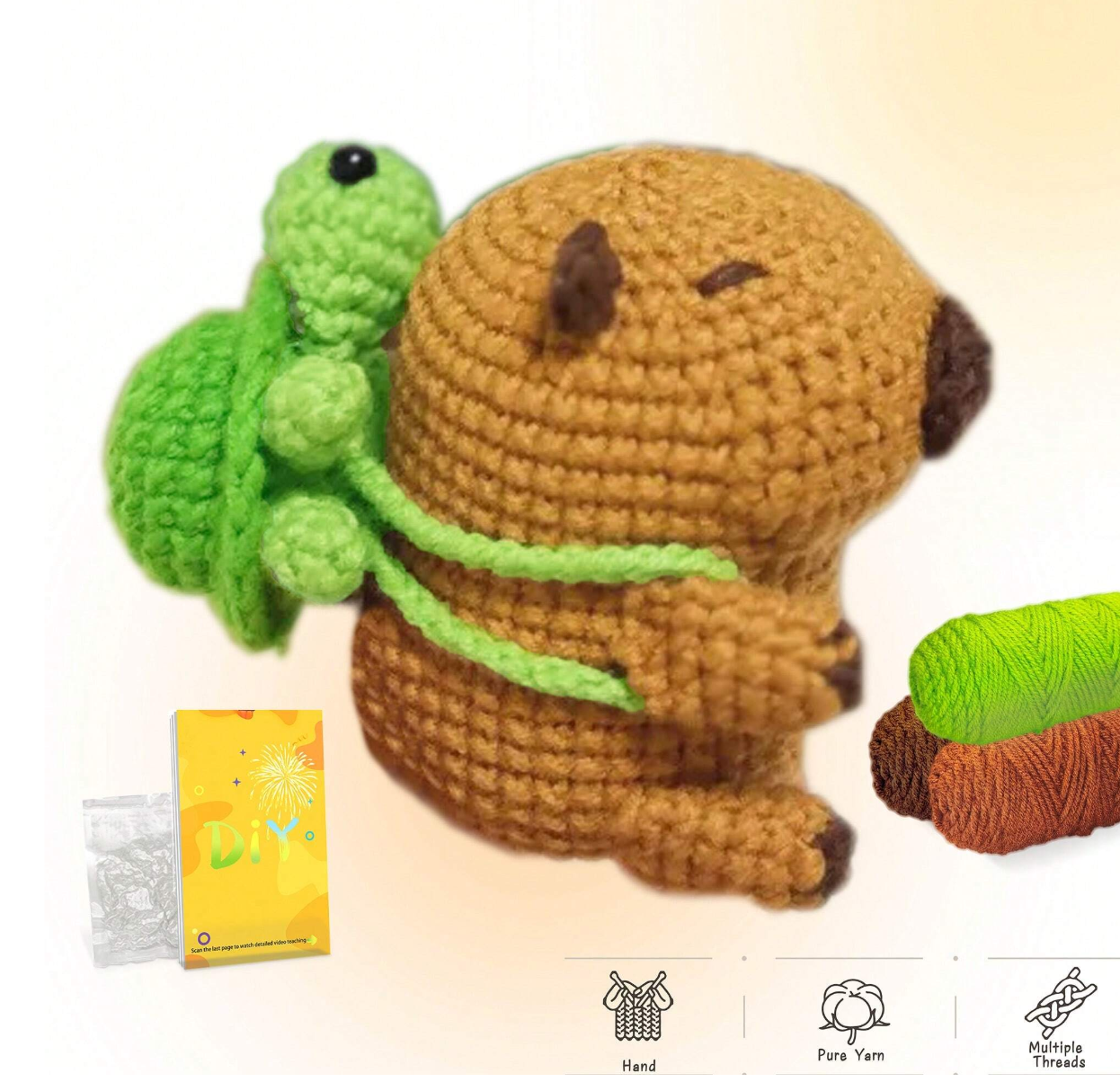 Kit de crochet Mini Capybara