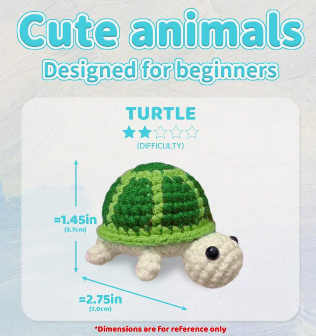 Kit de tricot tortue