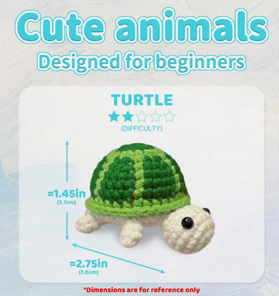 Kit de tricot tortue