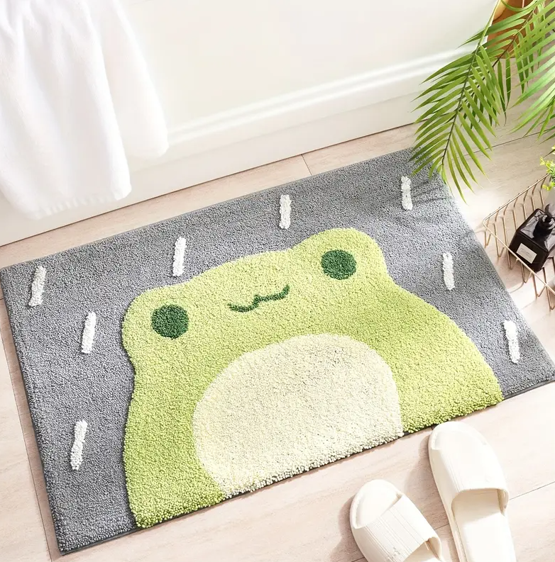 Tapis de bain grenouille mignon