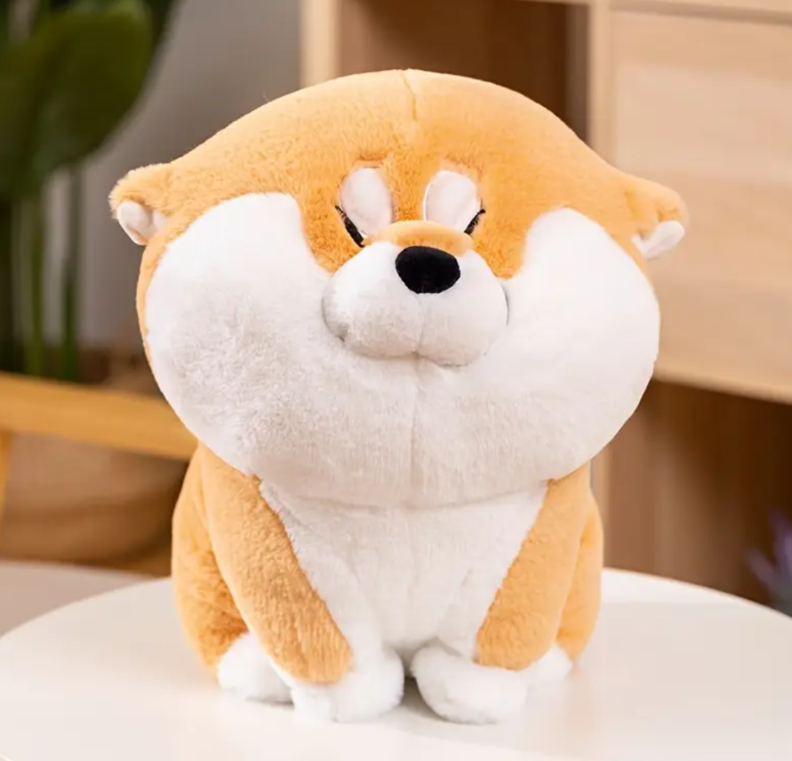 Adorable peluche Shiba Inu