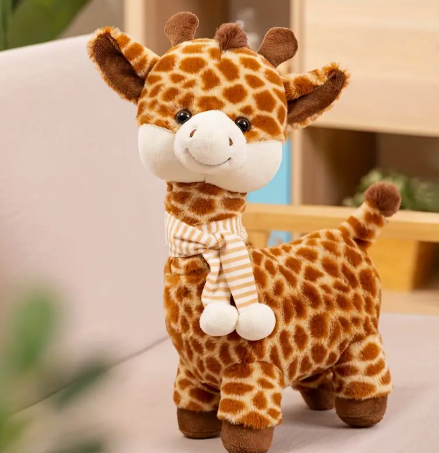 Peluche girafe de dessin animé