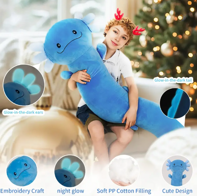 Peluche Axolotl géante