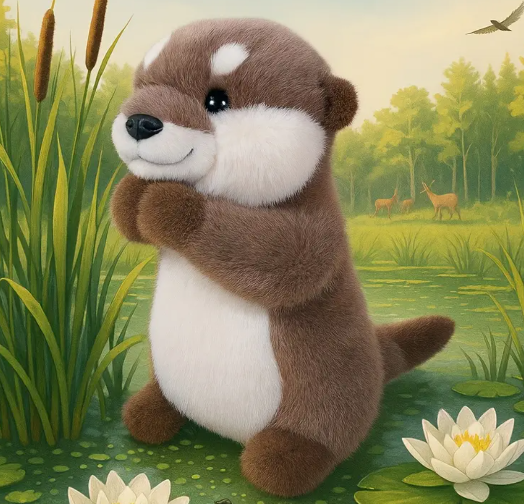 Peluche Loutre 35 cm