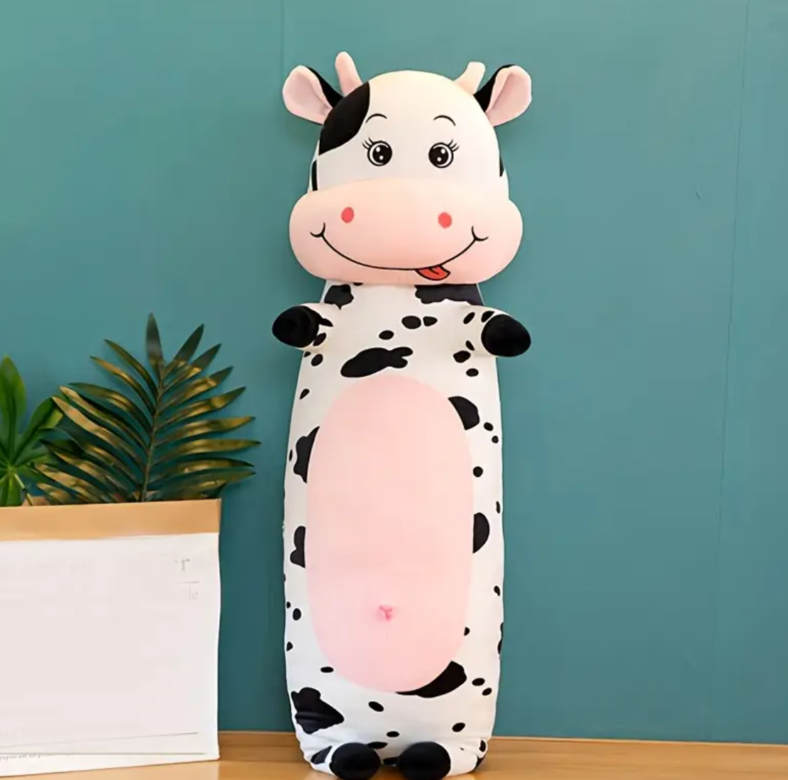 Peluche vache 70cm