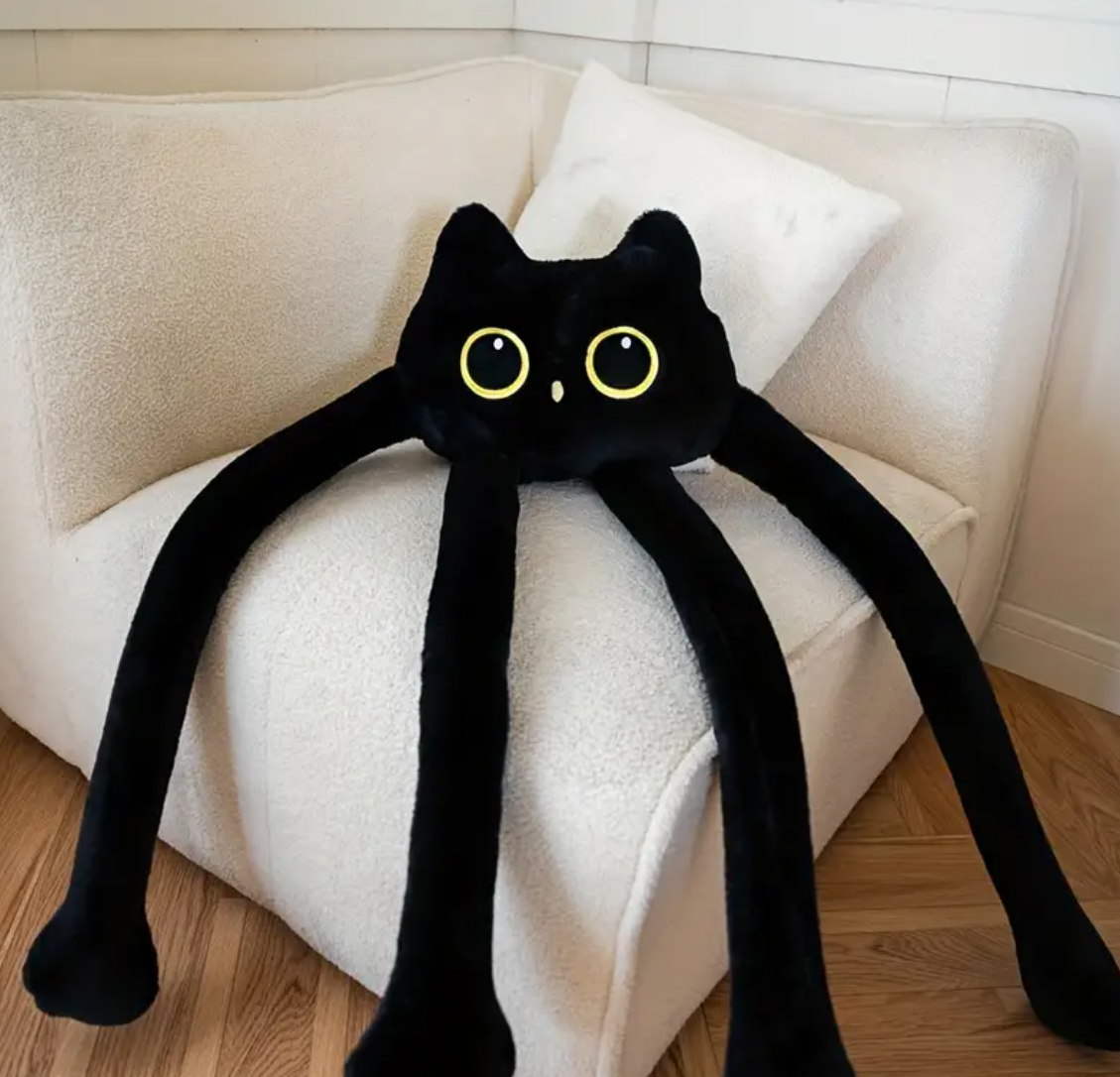 Peluche chat dessin animé 90 cm