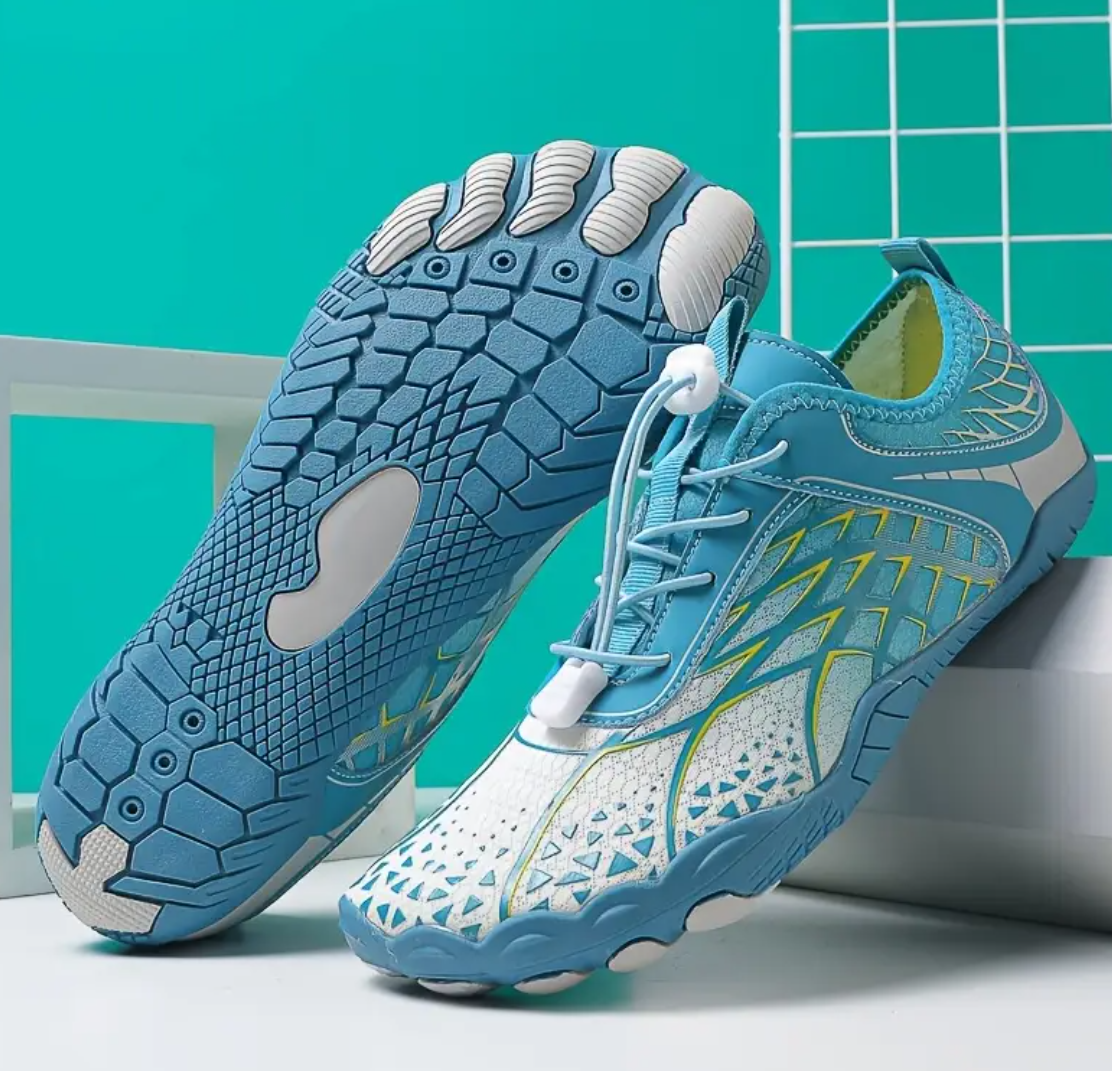 Chaussures aquatiques bleues unisexes