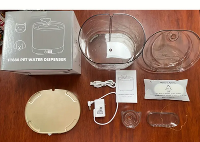 Transparante Kattenwaterfontein – 2,2L