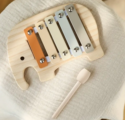 Xylophone éléphant en bois