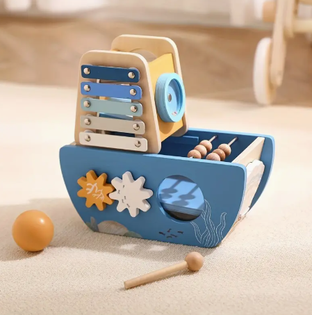 5-in-1 Educational Pirate Ship Playset