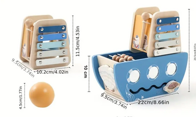 5-in-1 Educational Pirate Ship Playset