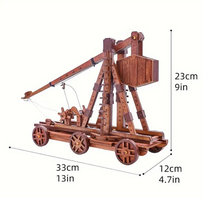 3D Wooden Catapult Building Kit