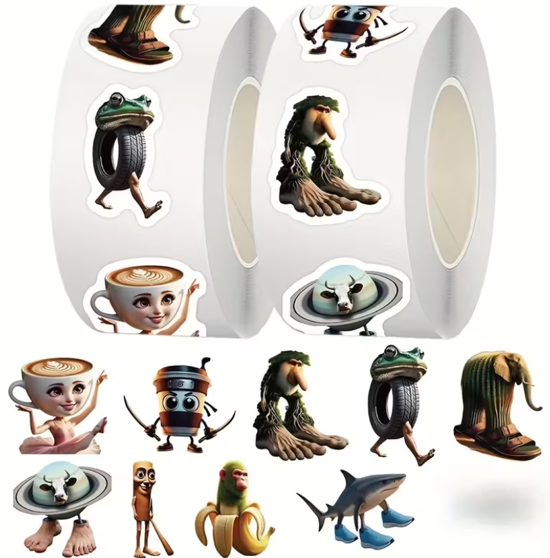 500 Italiaanse “Brain Rot” Stickers