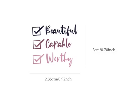 42 Inspirational Quote Stickers