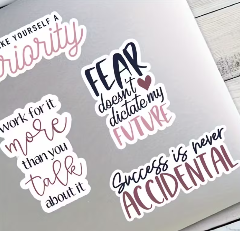42 Inspirational Quote Stickers
