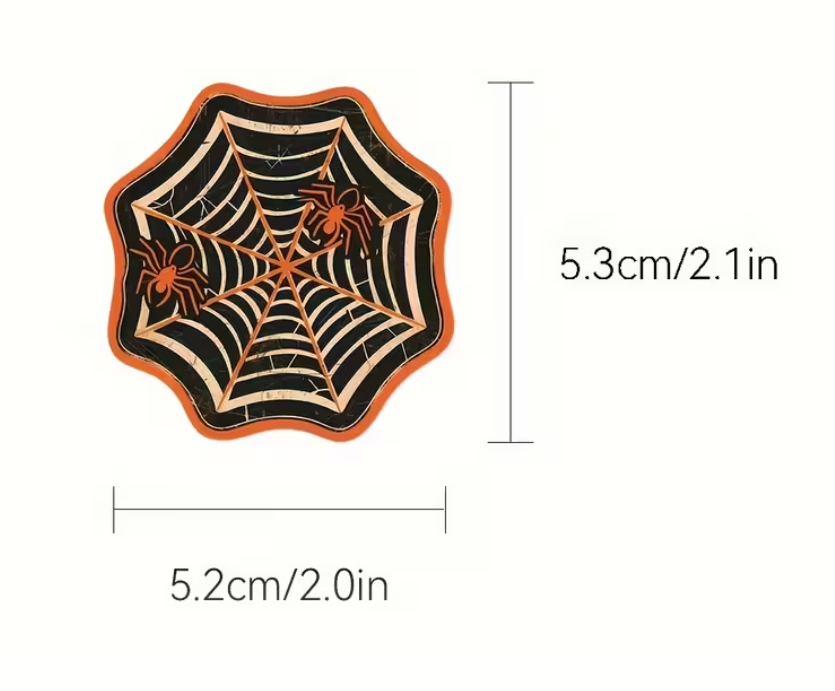 100 Vintage Halloween Stickers